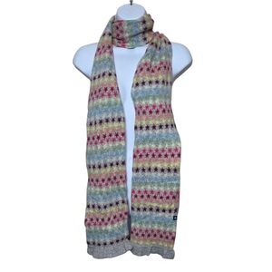 GAP Lambswool Blend Multi-Color Star Fair Isle Scarf